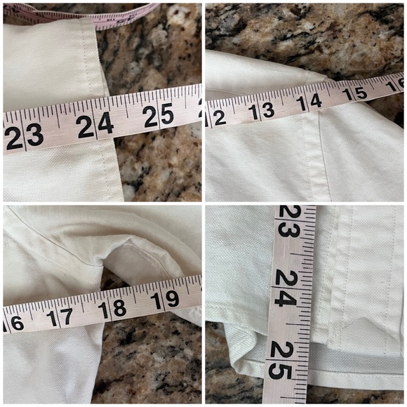 Vintage Ralph Lauren Ivory Button Down Shirt Pony Logo Slim Fit Women’s Size 2 - Picture 6 of 10